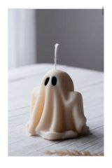 Ghost Hayalet Kokulu Soya Wax Dekoratif Hediyelik Doğal Mum