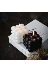 Dekoratif 2'Li Beyaz Siyah Renkli Kokulu Bubble Set