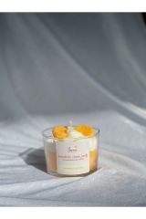 Jeane Candles Mandalina Vanilya Kokulu Pasty Cupcake Hediyelik Turuncu Aromaterapi Mum
