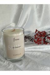 Jeane Candles Kokulu Mum Glass Bardak Vanilya Kokulu