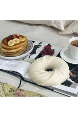 Büyük Boy 22cm Özel Tasarım Donut Kek Mum