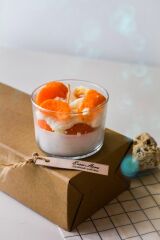 Mandalin Kokulu Aromaterapi Mandalina Taneli Hediyelik Cupcake