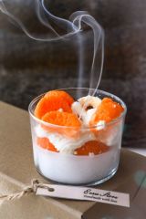 Mandalin Kokulu Aromaterapi Mandalina Taneli Hediyelik Cupcake