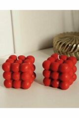 Dekoratif Bubble 2'li Set Kokulu Mum