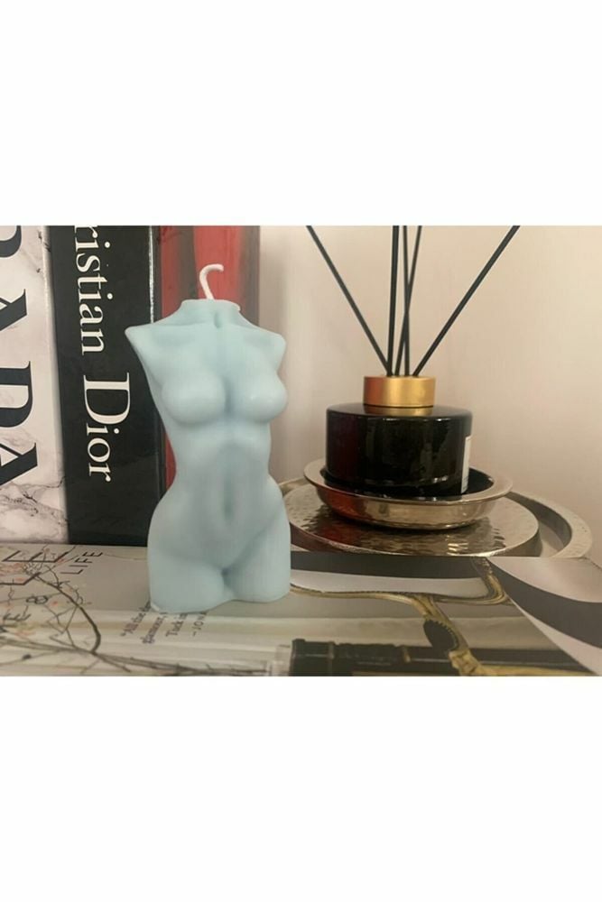 Kokulu Dekoratif Kadın Büst Mum