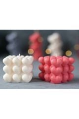 2'li Kokulu Kalpli Bubble Mum Takımı