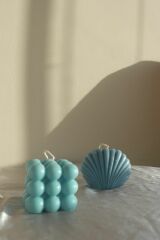 2'li Bubble Ve Istiridye Set Kokulu Dekoratif Mum