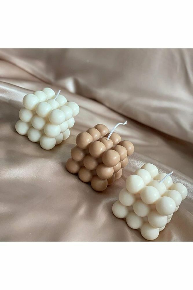 3'lü Kokulu Bubble Mum Seti