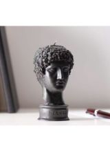 9 cm Hermes Dekoratif Kokulu Heykel Büst Mum