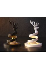 Özel Tasarım Geyik Tea Light Dekoratif Hediyelk Bioplastik Tealight Mumluk